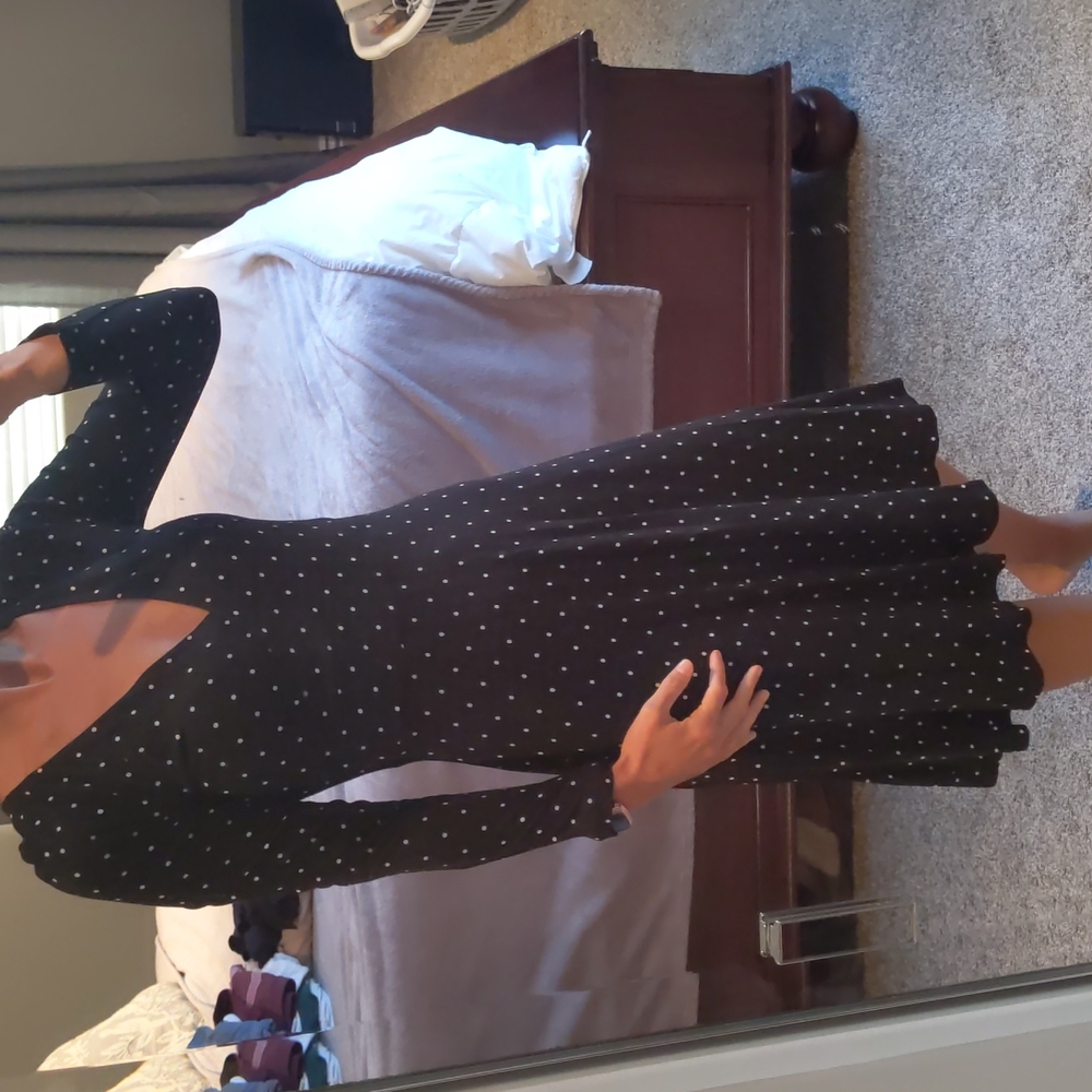 Old navy polka dot long sleeve dress